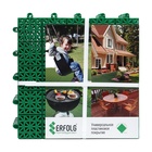 Универсальное покрытие для садовых дорожек ERFOLG H&G, 33×33 см, набор, 9 шт., зелёное - Фото 7