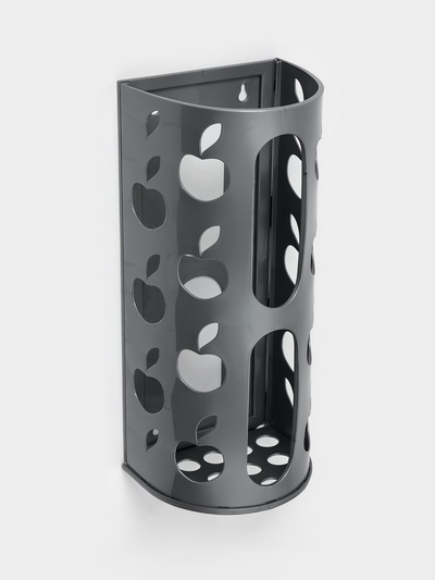 Корзина для пакетов Darel plastic «Яблоко», пластик, 16×13.5×37.5 см, МИКС