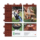Универсальное покрытие для садовых дорожек ERFOLG H&G, 33×33 см, набор 9 шт., цвет терракот - Фото 17