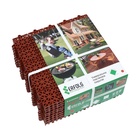 Универсальное покрытие для садовых дорожек ERFOLG H&G, 33×33 см, набор 9 шт., цвет терракот - Фото 8