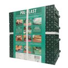 Универсальное покрытие для садовых дорожек POL-PLAST, 30×30 см, набор 9 шт., зелёное - Фото 2