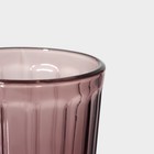 Набор стаканов стеклянных Magistro «Ла-Манш», 350 мл, 8×12,5 см, 6 шт, цвет розовый - Фото 3