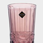 Набор стаканов Magistro «Ла-Манш», 350 мл, 8×12.5 см, 6 шт., стекло, розовый - Фото 5