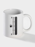 Кружка - хамелеон Доляна «Уровень топлива», 350 мл, керамика, белая - Фото 3