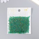 Бисер круглый размер 12/0 «Темная бирюза», 20 г - Фото 3