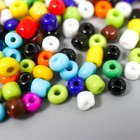Бисер «Ассорти цветное», 6 мм 20 г - Фото 2