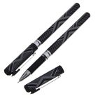 Ручка гелевая, 0.5 мм, чёрный, корпус серебристый с рисунком - фото 5932114