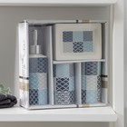 Набор аксессуаров для ванной комнаты «Мозайка», 4 предмета, цвет МИКС - фото 8283317
