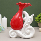ваза керамика "Абстракция" 24,5*17,5см микс - Фото 3