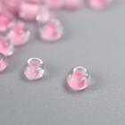 Бисер круглый размер 12/0 «Легкий розовый», 20 г - Фото 2