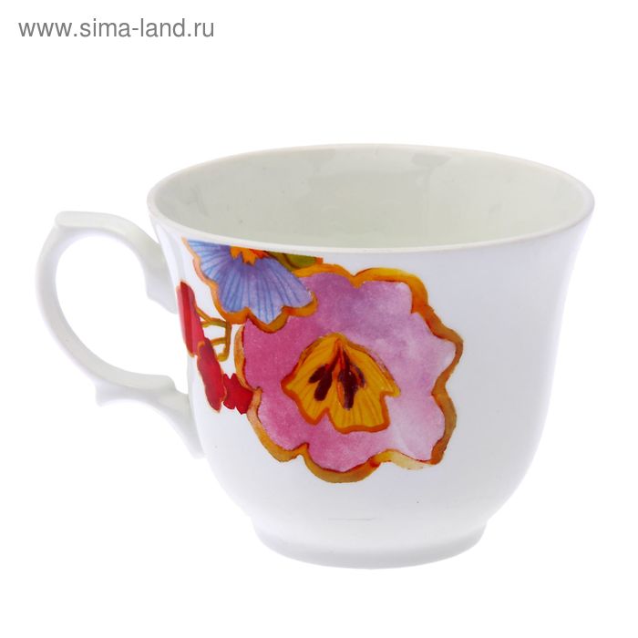 Чашка чайная 270 мл «Арина. Цветы-2», d=9,7 см - Фото 1