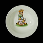 Набор посуды "Жираф", 3 предмета: тарелка 17,5 см, миска 250 мл (d=17,5 см), кружка 260 мл - Фото 3