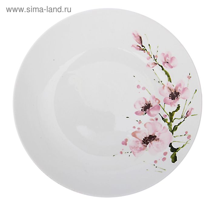 Тарелка мелкая «Цветущая сакура», d=22 см - Фото 1