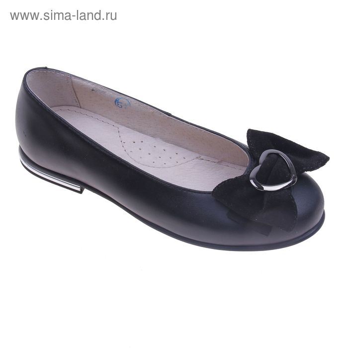 Туфли школьные Зебра, размер 37, цвет чёрный (арт.11180-1) - Фото 1