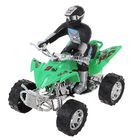 Мотоцикл инерционный «Квадрик», с гонщиком, цвета МИКС, в пакете - фото 24405221