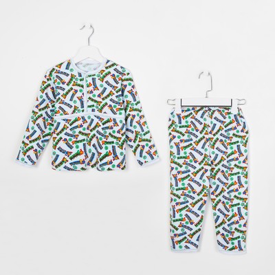 Пижама для мальчика, рост 98 см, цвет МИКС (арт. Пж-522-04_Д)