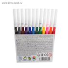 Фломастеры 12 цветов ErichKrause Easy Washable, 1-2 мм, европодвес, ультраяркие цвета, МИКС - Фото 7