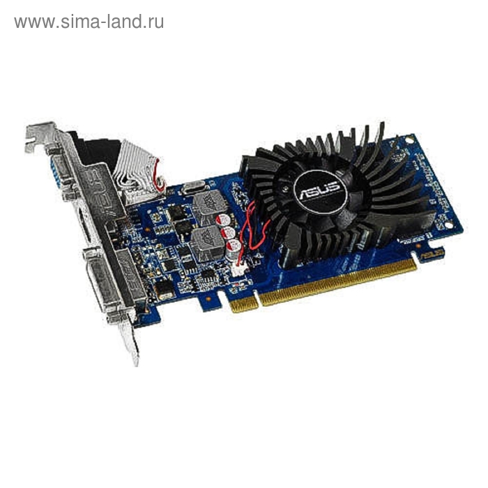 Видеокарта Asus GeForce 210 (210-1GD3-L) 1G, 64bit, DDR3, 589/1200, Ret - Фото 1