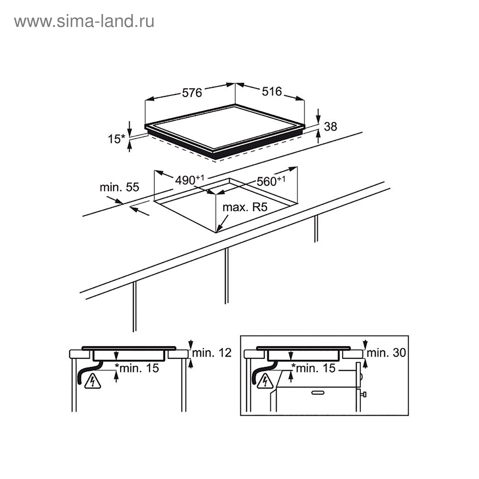 Варочная Панель Electrolux Ehf 96547 Купить