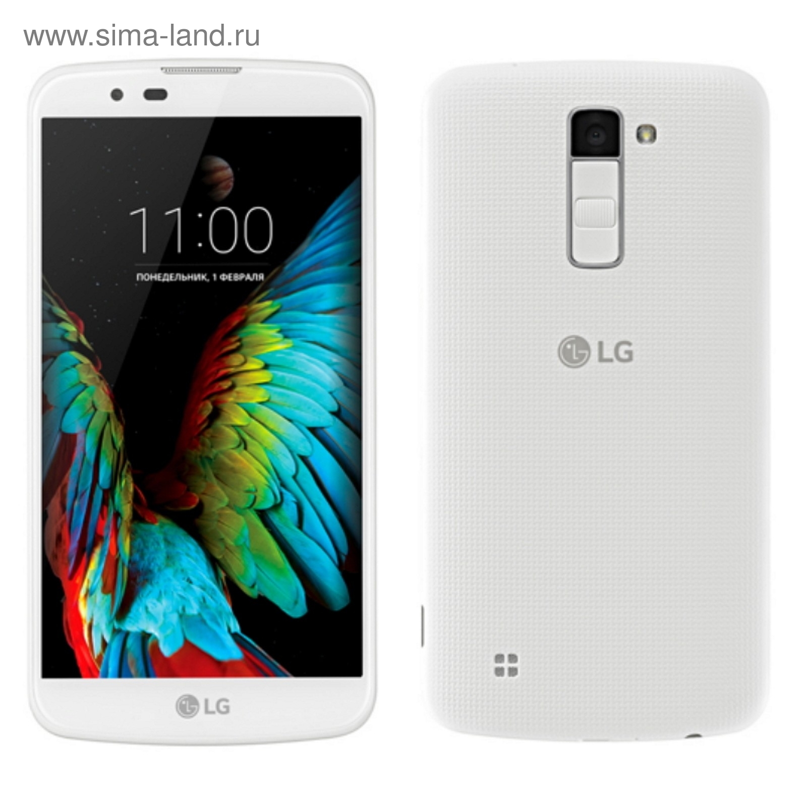 Смартфон LG K10 LTE K430ds 16Gb белый (1498897) - Купить по цене от 9  146.54 руб. | Интернет магазин SIMA-LAND.RU