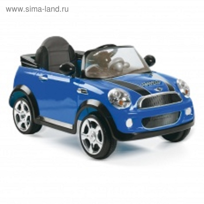 Электромобиль Mini Cooper S, цвет синий - Фото 1