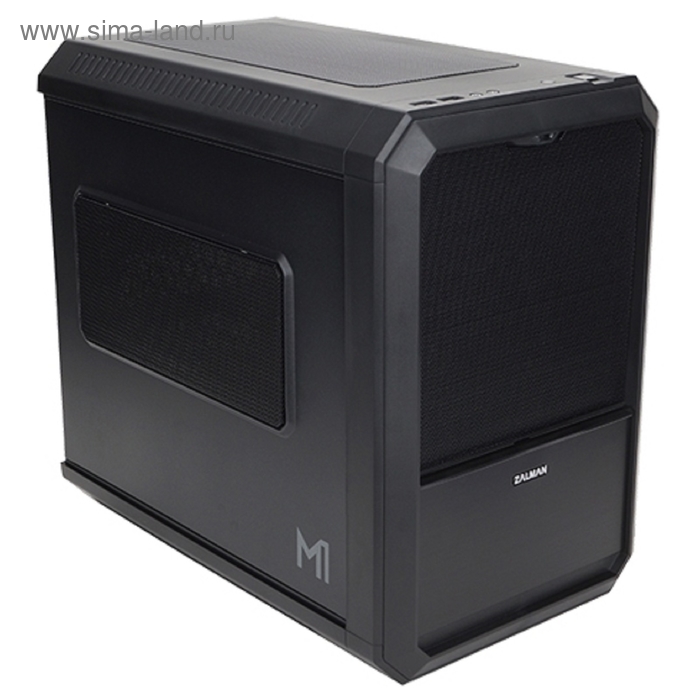 Корпус Zalman ZM-M1, без БП, miniITX, черный - Фото 1