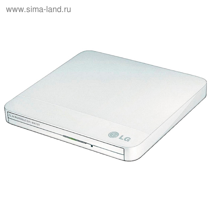 Привод DVD-RW LG GP50NW41 белый USB slim внешний RTL - Фото 1