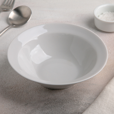 Салатник Дулевский фарфор, 300 мл, d=17 см, белый