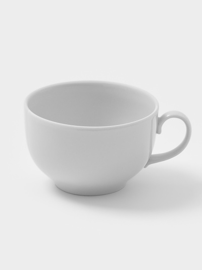 Чашка Дулевский фарфор «Янтарь», 210 мл, d=8.3 см, белая