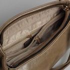 Сумка женская на молнии, отдел с перегородкой, наружный карман, регулируемый ремень, цвет хаки - Фото 5