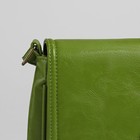 Сумка женская, отдел на молнии, наружный карман, регулируемый ремень, цвет салатовый - Фото 4
