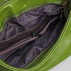 Сумка женская, отдел на молнии, наружный карман, регулируемый ремень, цвет салатовый - Фото 5
