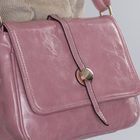 Сумка женская, отдел на молнии, наружный карман, регулируемый ремень, цвет розовый - Фото 3