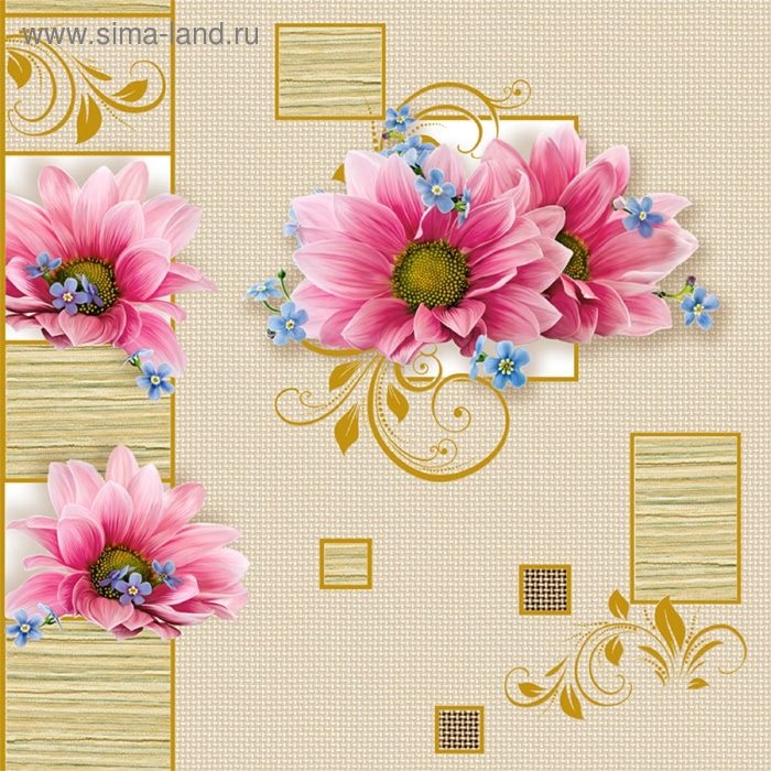 Обои бумажные Саратов Ф477-02 "Летний-А", 0,53х10 м - Фото 1