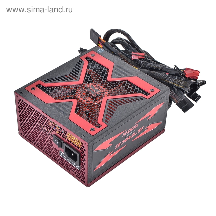 Блок питания Aerocool ATX 600W Strike-X 600 - Фото 1