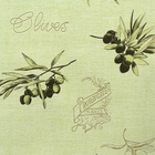 Обои виниловые 1639-5 Erismann-R, оливки на зелёном фоне, 0,53х10м - Фото 1