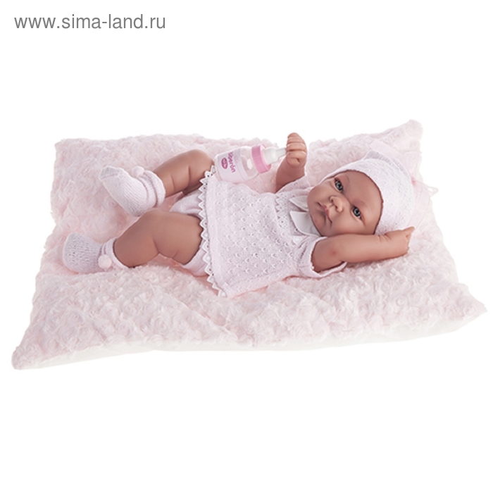Кукла-младенец "Ника" в розовом - Фото 1