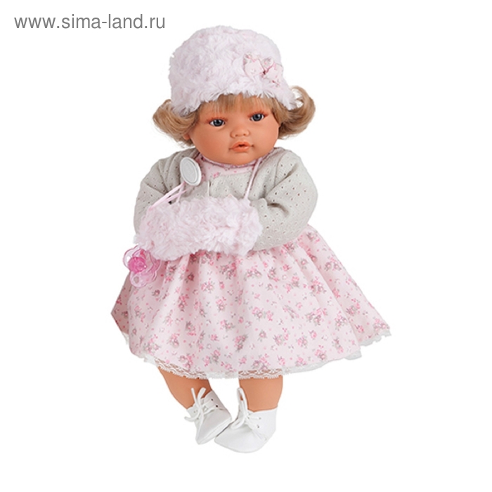Кукла "Белла" в шапочке и муфте - Фото 1