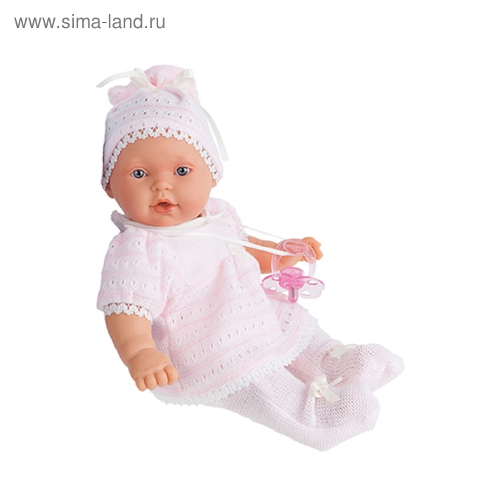 Кукла-младенец "Лана" в розовом - Фото 1