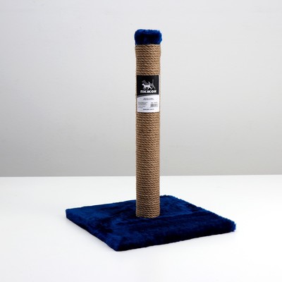 Когтеточка "Столбик" на подставке, 35 х 35 х 55 см микс цветов