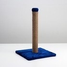 Когтеточка "Столбик" на подставке, 35 х 35 х 55 см микс цветов - Фото 2