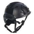 Шлем для страйкбола KINGRIN FAST helmet PJ version low version (Black) HL-09-PJ-BK - Фото 1