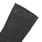 Перчатки женские, модель №382, материал - козлина, подклад - натуральный мех, р-р17, чёрные - Фото 3
