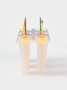 Форма для мороженого Доляна «Симпл», 6 ячеек, 50 мл, пластик, жёлтый, красный, бирюзовый - Фото 3