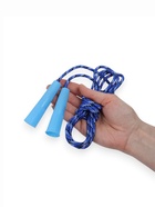 Скакалка детская, 2.2 м, регулируемая, нейлоновый трос, цвет МИКС - Фото 6