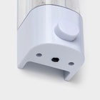 Диспенсер для жидкого мыла SAVANNA, механический, 500 мл, белый - Фото 4