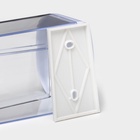 Диспенсер для жидкого мыла SAVANNA, механический, 500 мл, белый - Фото 11