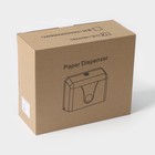 Диспенсер для бумажных полотенец в листах, 26×12×22 см, белый - Фото 8