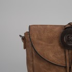 Сумка женская "Сара", 1 отдел, 1 наружный карман, регулируемый ремень, коричневая - Фото 4