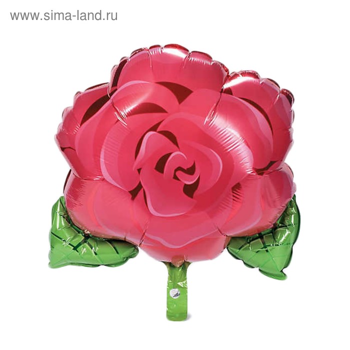 Шар фольгированный "Роза", 18", цвет красный - Фото 1